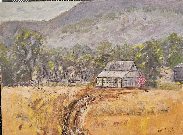 The Hay Shed by Wanda Lach