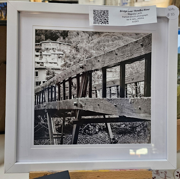 Bridge over Thredbo River by Wanda Lach