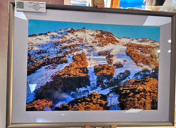 Thredbo Early Morning (large framed) by Wanda Lach