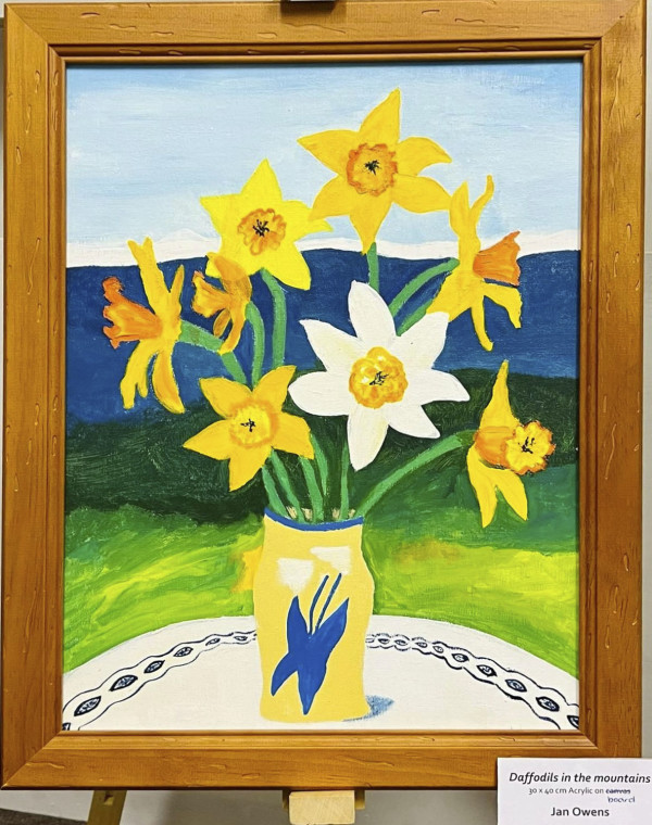 Daffodils in the Mountains by Jan Owens