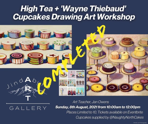 'High Tea' Workshop in the style of Wayne Thiebaud by Exhibition 2021 Completed