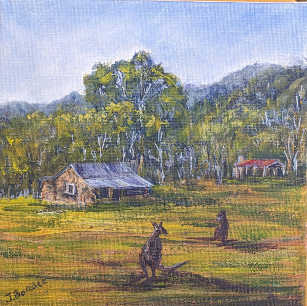 Roos Hanging Out At The Hut by Jenny Border, Image 1.