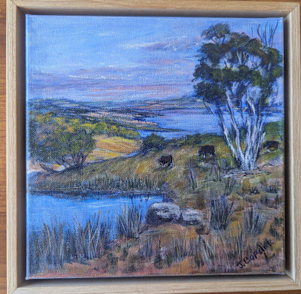 Winter Sunset, Lake Jindabyne . by Jenny Border, Image 1.