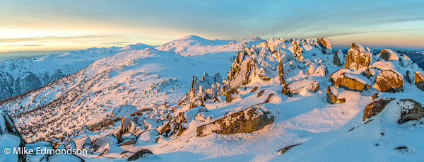 Kosciuszko Sunset from Ramsheads by Mike Edmondson, Image 2.