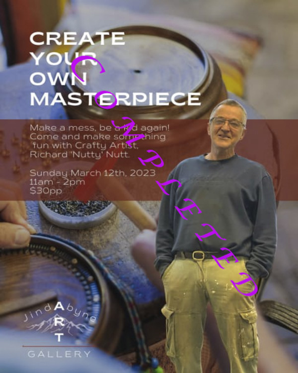 Create your own Masterpiece with Richard Nutt by Workshops 2023, Richard Nutt