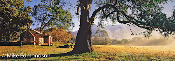 Oldfields Hut at Sunrise by Mike Edmondson, Image 1.
