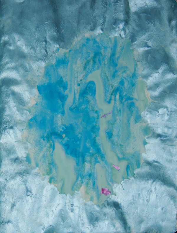 Blue Hue Puddle by Ghislain Pfersdorff