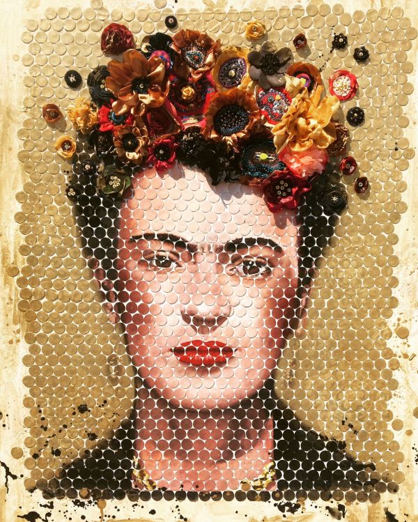 Frida in Gold by Sharon Berebichez