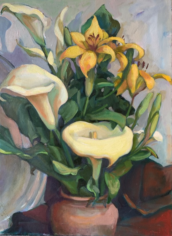 Cala Lilies by Charlotte Slade Decker