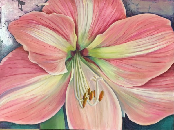 Pink Amaryllis by Charlotte Slade Decker