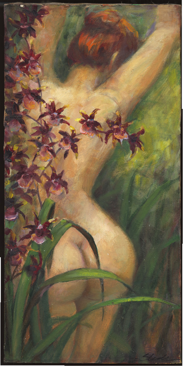 Orchid Lady by Charlotte Slade Decker 
