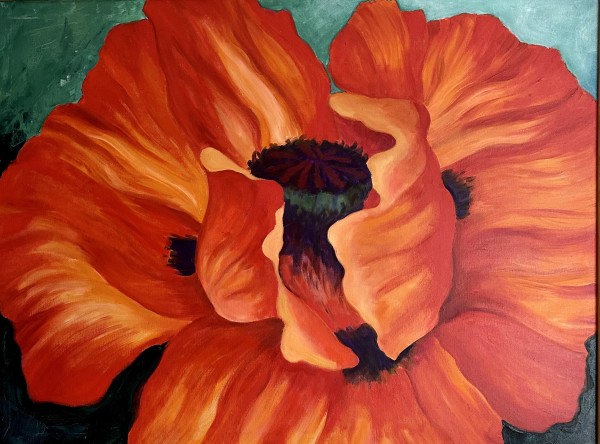 Red Poppy by Charlotte Slade Decker
