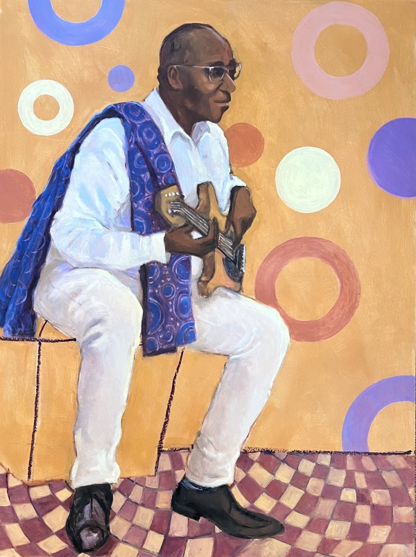 He Had This Smile On His Face by Anne Blankson-Hemans Fine Art