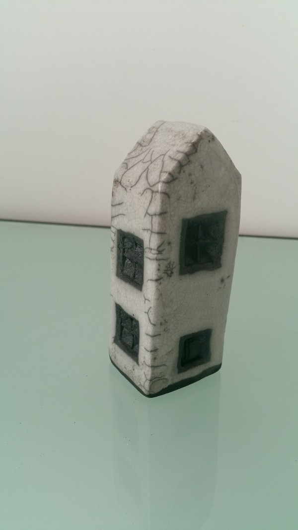 Raku house 20.5 by Jo Richards Hooker Artist