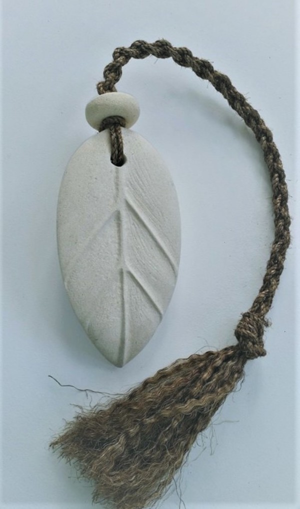 Hanging Leaf by Jo Richards Mixed Media Artist