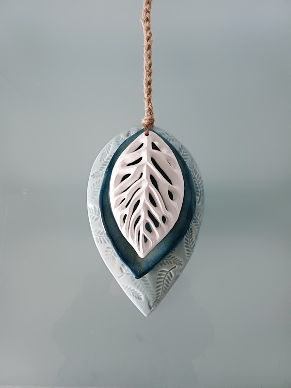 Leaf Pendant I by Jo Richards Hooker Artist, Image 9.