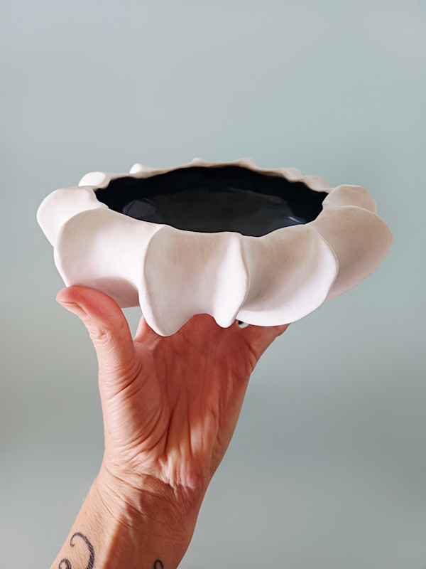 Reef Finned Bowl X III (medium) by Jo Richards Hooker Artist