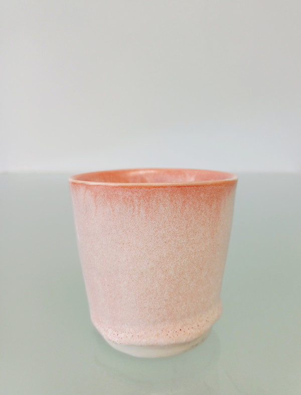 Rose Quartz Keep Cup by Jo Richards Hooker Artist