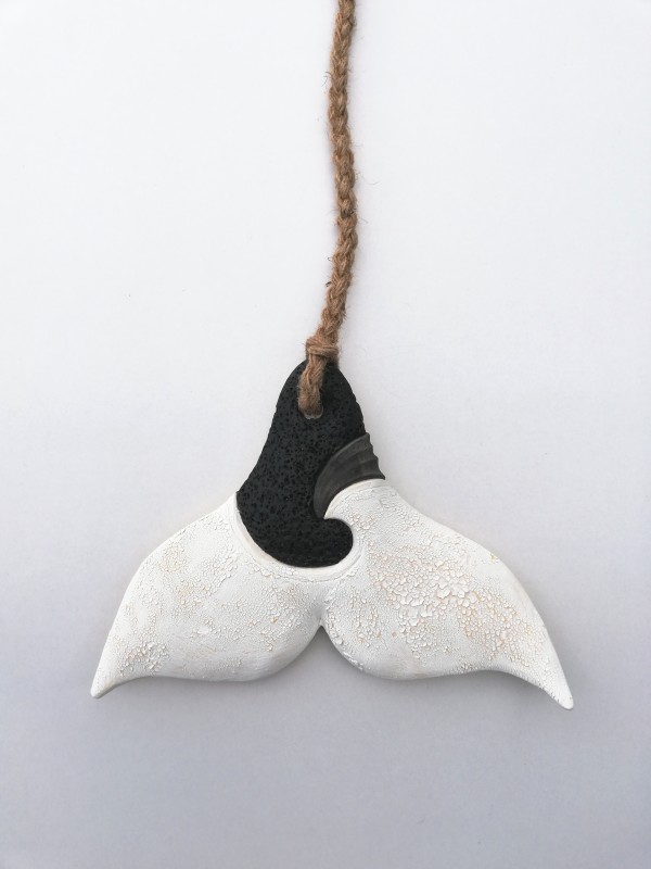 Whale Tail XVI by Jo Richards Mixed Media Artist