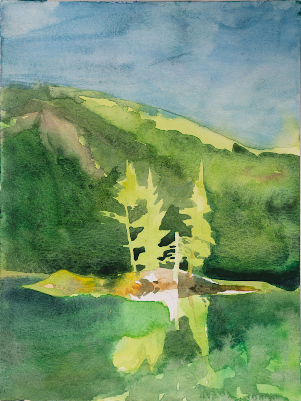 Grace Lake Island by Phil Irish
