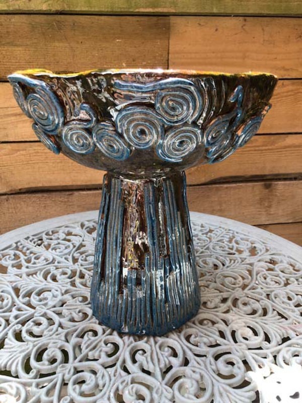 Ornamental Bowl by Maureen Klugman, Kat Ceramics
