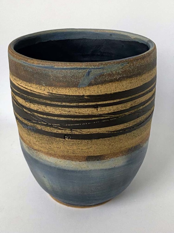 Stripe Vase by Bee Clinch, Simple Ceramics