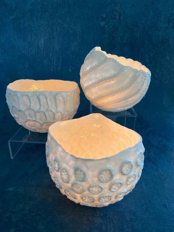 Paper Porcelain Gossamer Bowls by Charlotte Wilkinson, Post Pottery