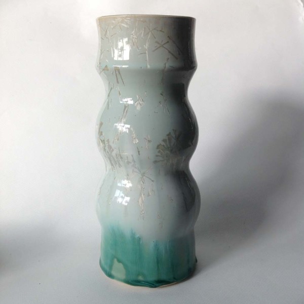 Wavy form' vase by Tim Harker Ceramics