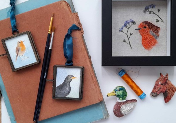 Hand Embroidery And Watercolours by The Accidental Stitcher