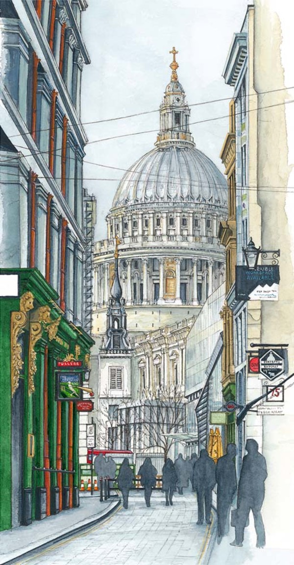St Pauls Cathederal by Elaine Gill