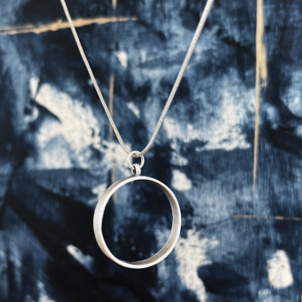 The Circle Conversation Necklace     17" chain by Courtney Cotton