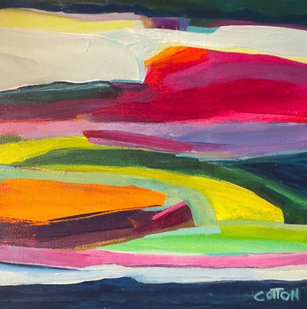 Bright  Miniature Landscape II by Courtney Cotton