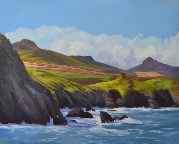 Abereiddy Tower by Dawn Harries