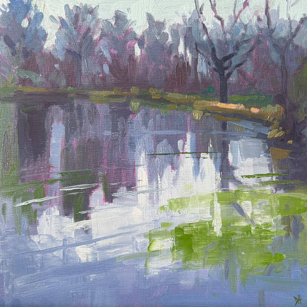 Blue Reflections at Cyfarthfa by Dawn Harries