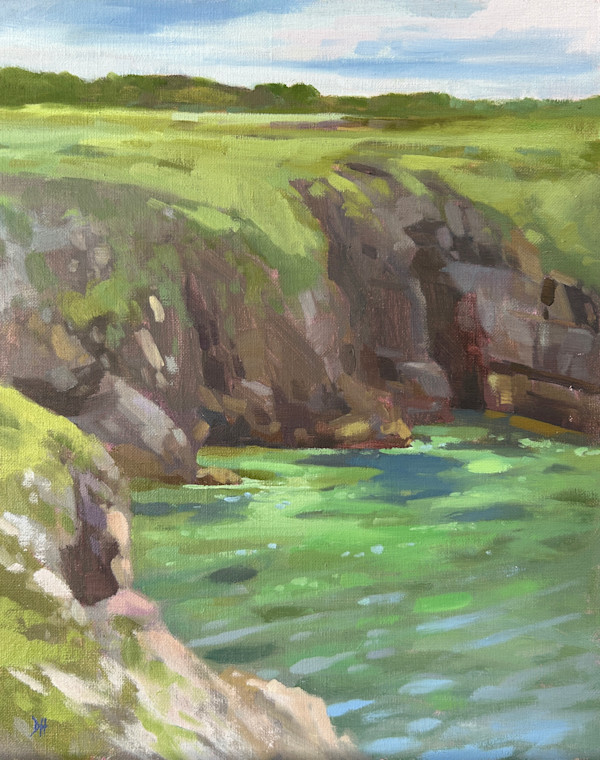 Broadhaven South Green Sea by Dawn Harries