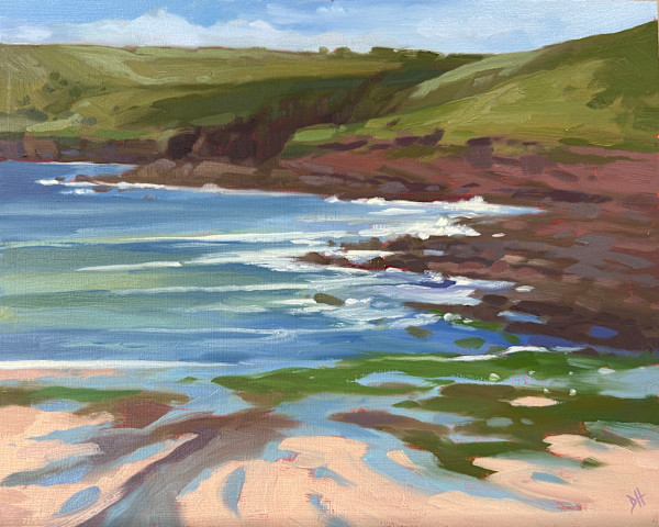 Manorbier Turning Tide by Dawn Harries