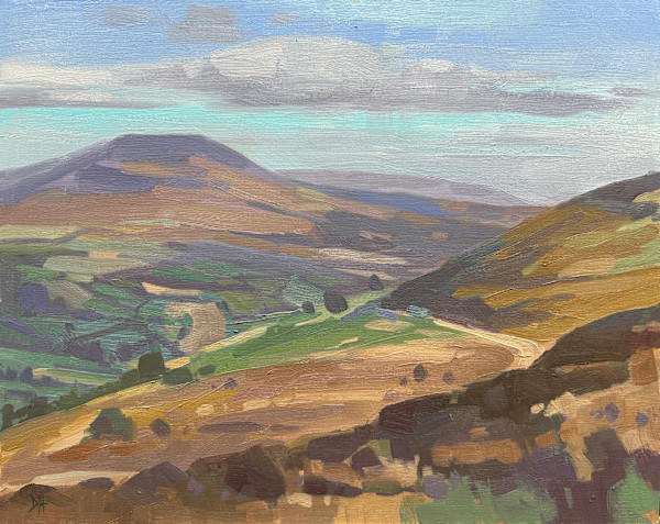 Pen y Fal / Sugarloaf from Keepers Pond by Dawn Harries