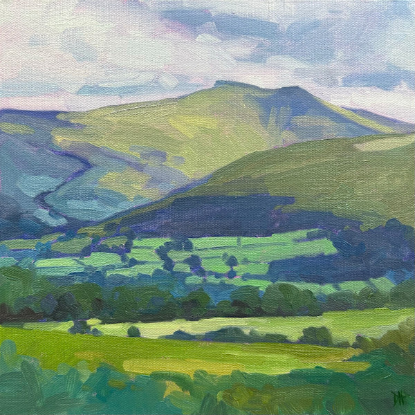 Pen Y Fan in Blue & Green by Dawn Harries
