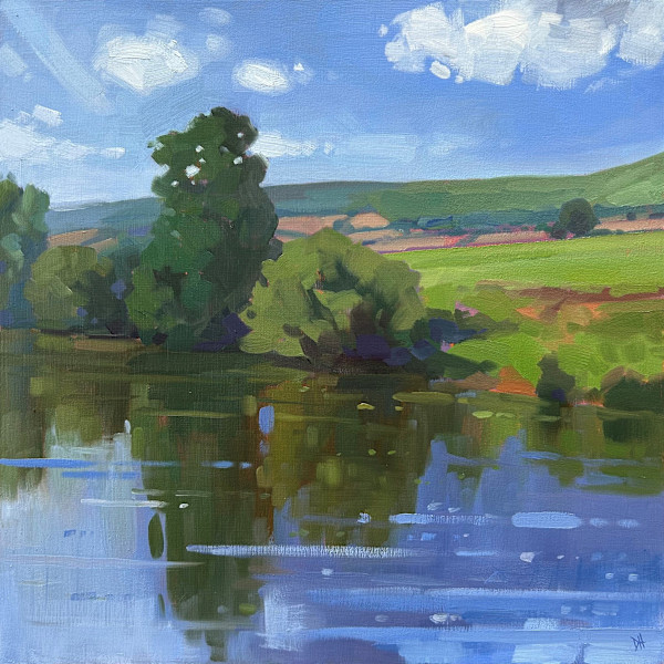 Summer Reflection of Brecon by Dawn Harries