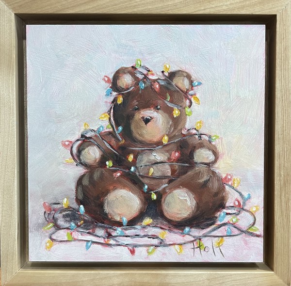 "Tangled in Lights" Bear 4 by Holt Cleaver