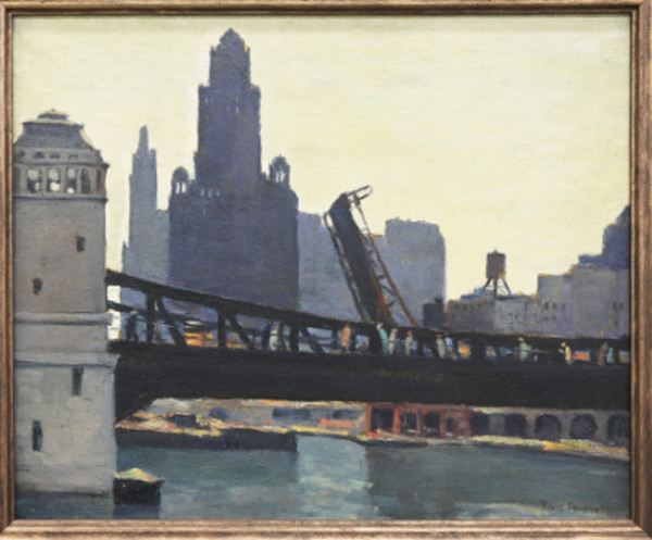 LaSalle Street Bridge by Tunis Ponsen