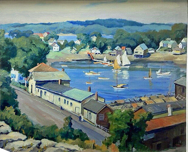 Harbor Scene by Tunis Ponsen
