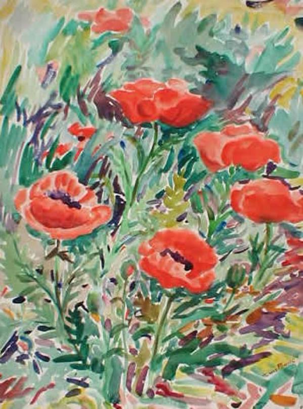Five Poppies by Tunis Ponsen