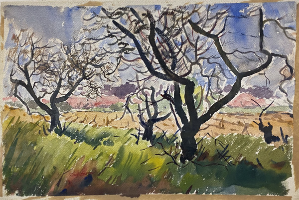 Orchard Trees, Early Spring by Tunis Ponsen