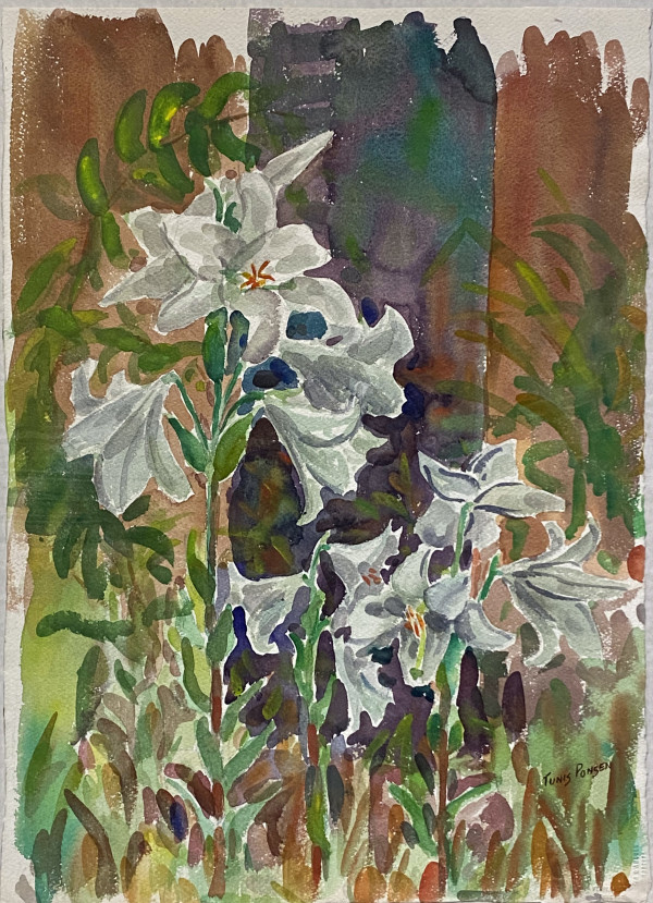 White Lilies by Tunis Ponsen