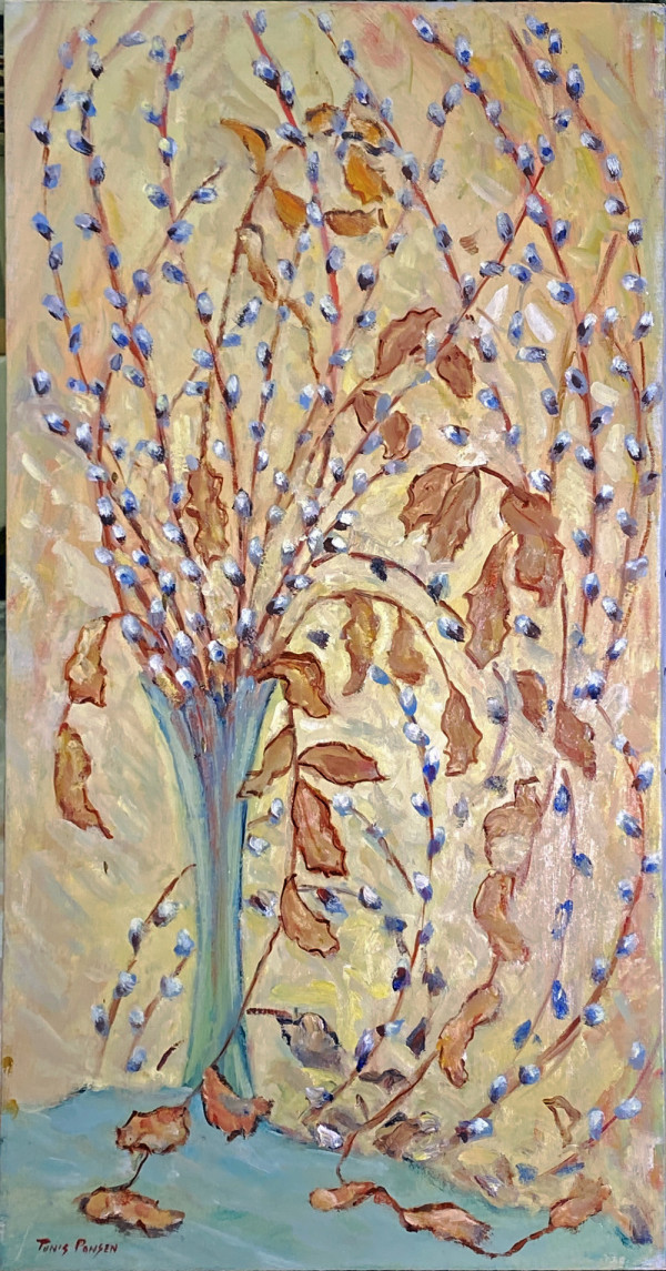 Pussy Willow Still Life by Tunis Ponsen