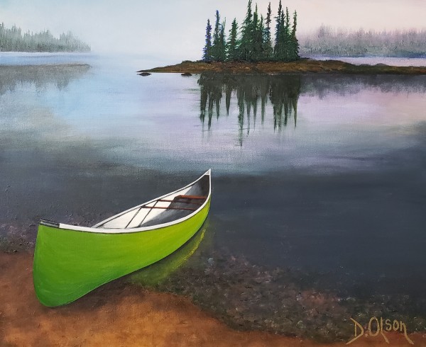 On Canoe Lake by Derek Olson