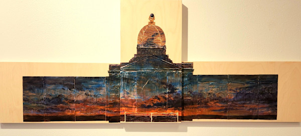 Sask. Sunsets - Triptych by Nikki Jacquin