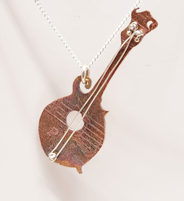 1920's Gibson F4 Mandolin - Necklace by Nikki Jacquin