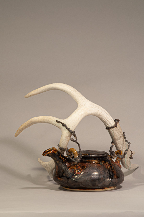 Antler Teapot #13 by Jeffrey Taylor
